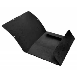 Carpetas de gomas carton prespan Q-Connect Din A4 negro