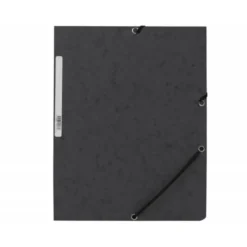 Carpetas de gomas carton prespan Q-Connect Din A4 negro