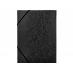 Carpetas de gomas carton prespan Q-Connect Din A4 negro