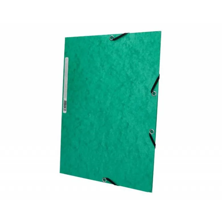 Carpetas de gomas carton prespan Q-Connect Din A4 verde