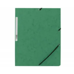 Carpetas de gomas carton prespan Q-Connect Din A4 verde