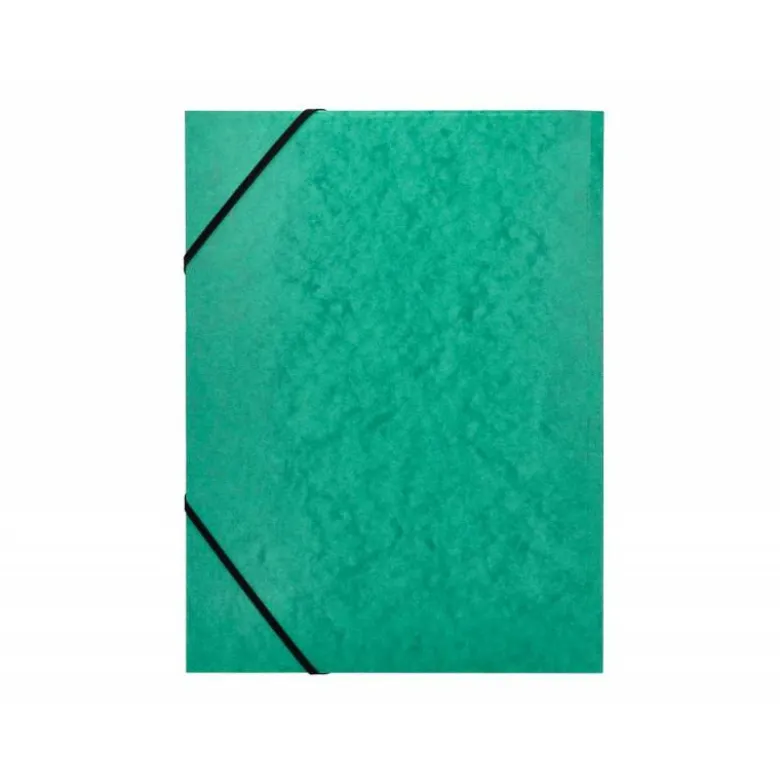 Carpetas de gomas carton prespan Q-Connect Din A4 verde