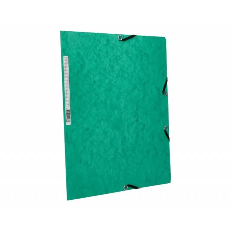 Carpetas de gomas carton prespan Q-Connect Din A4 verde