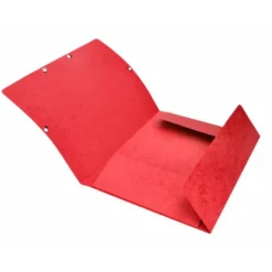 Carpetas de gomas carton prespan Q-Connect Din A4 rojo