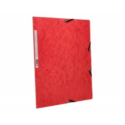 Carpetas de gomas carton prespan Q-Connect Din A4 rojo
