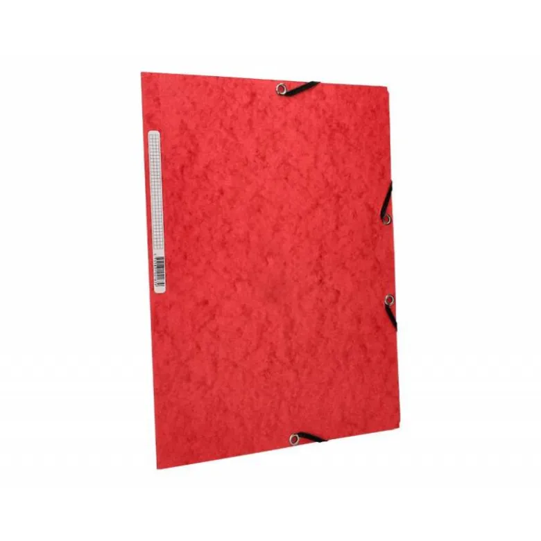 Carpetas de gomas carton prespan Q-Connect Din A4 rojo