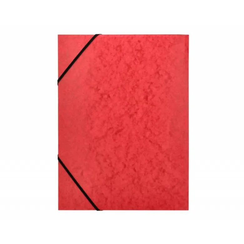 Carpetas de gomas carton prespan Q-Connect Din A4 rojo