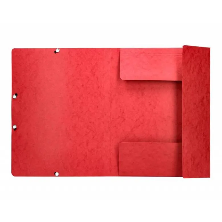 Carpetas de gomas carton prespan Q-Connect Din A4 rojo