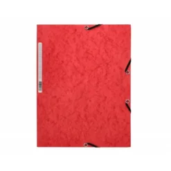 Carpetas de gomas carton prespan Q-Connect Din A4 rojo