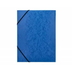 Carpetas de gomas carton prespan Q-Connect Din A4 azul