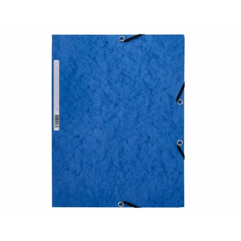 Carpetas de gomas carton prespan Q-Connect Din A4 azul