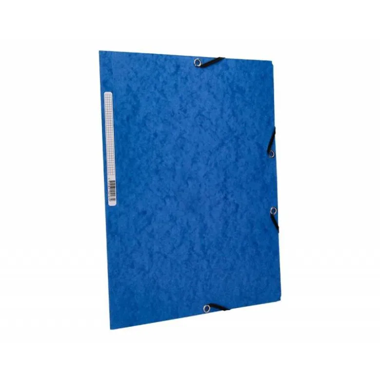 Carpetas de gomas carton prespan Q-Connect Din A4 azul