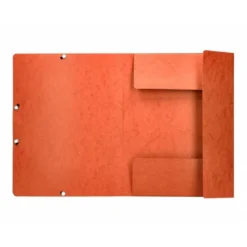 Carpetas de gomas carton prespan Q-Connect Din A4 naranja
