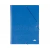 Carpetas de gomas en carton prespan Liderpapel Folio azul 880 g/m2