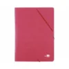 Carpetas de gomas en carton prespan Liderpapel Folio rojo 880 g/m2