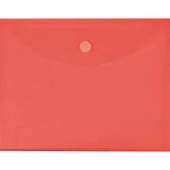Carpeta sobre con velcro Din A4 Liderpapel rojo