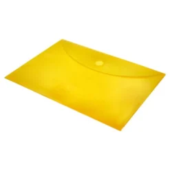 Carpeta sobre con velcro Din A4 Liderpapel amarillo