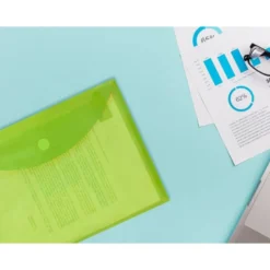 Carpeta sobre con velcro Din A4 Liderpapel verde