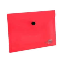 Carpeta sobre Liderpapel cierre broche rojo Din A6