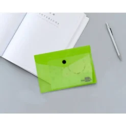 Carpeta sobre Liderpapel cierre broche azul Din A7