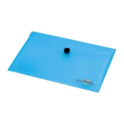 Carpeta sobre Liderpapel cierre broche azul Din A7