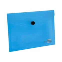 Carpeta sobre Liderpapel cierre broche azul Din A7