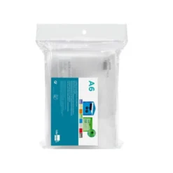 Carpeta sobre Liderpapel cierre broche transparente Din A6