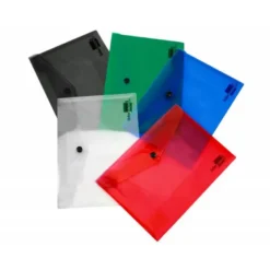 Carpeta sobre Liderpapel cierre broche azul Din A5