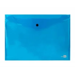 Carpeta tamaño sobre Liderpapel con cierre de broche Color azul
