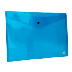 Carpeta tamaño sobre Liderpapel con cierre de broche Color azul