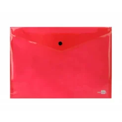 Carpeta tamaño sobre Liderpapel con cierre de broche Color rojo