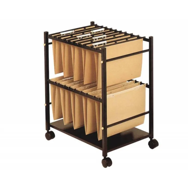 Carrito carpetas colgantes marca Q-Connect carro fijo