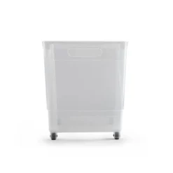 CARRITO MULTIUSOS PLASTICFORTE N 2 TRANSPARENTE CON ASA 240X455X275 MM