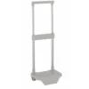 CARRO ESCOLAR SAFTA PORTAMOCHILA PEQUEÑO PLATA 220x170x675 MM