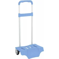 CARRO ESCOLAR SAFTA PORTAMOCHILAS CELESTE 300x230x850 MM