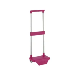 CARRO ESCOLAR SAFTA PORTAMOCHILAS PEQUEÑO ROSA