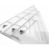 Cartabon de plastico cristal Liderpapel 30 cm