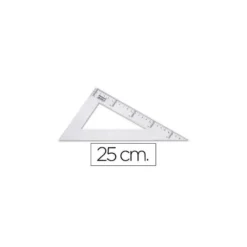 Cartabon de plastico cristal Liderpapel 25 cm