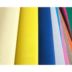 Carton ondulado Liderpapel color amarillo
