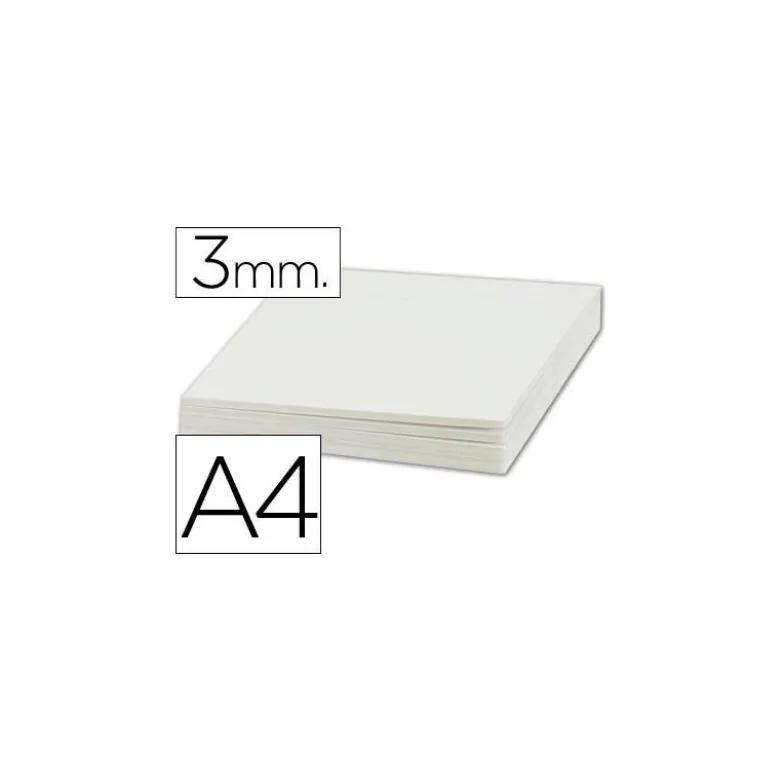Carton pluma Liderpapel doble cara blanco Din A4 Espesor 3 mm