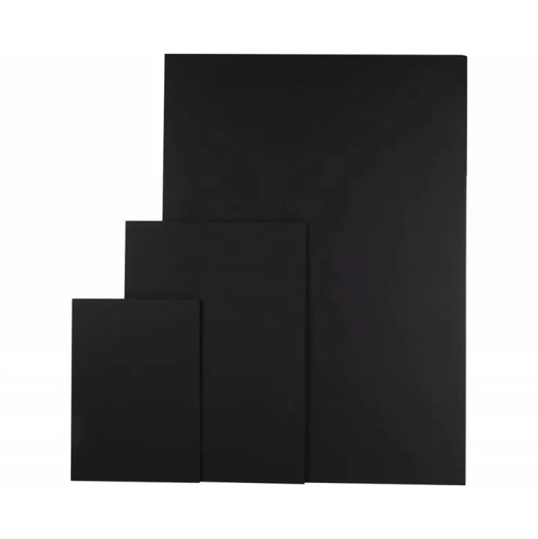 Carton pluma Liderpapel doble cara negro Din A4 Espesor 5 mm