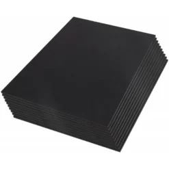Carton pluma Liderpapel doble cara negro Din A4 Espesor 5 mm