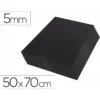 Carton pluma Liderpapel doble cara negro 50 x 70 cm Espesor 5 mm