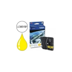 Cartucho Brother amarillo LC-985YBPIM, dcp-j125/dcp-j315w mfc-j265w/mfc-j410/mfc-j415w.