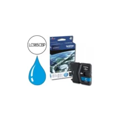 Cartucho Brother cian LC-985CBP, dcp-j125/dcp-j315w mfc-j265w/mfc-j410/mfc-j415w.