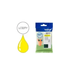 Cartucho Brother color amarillo LC3217Y mfcj6530 / mfcj6935
