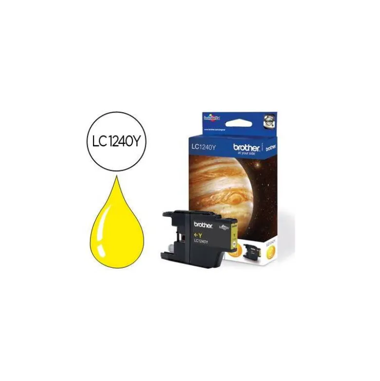 Cartucho Brother color amarillo LC-1240Y mfc-j6510dw mfc-j6710dw mfc-j6910dw.