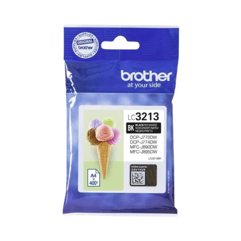 Cartucho Brother LC3213 color Negro LC3213BK dcp-j572 / dcp-j772 / dcp-j774 / mfc-j890 / mfc-j895