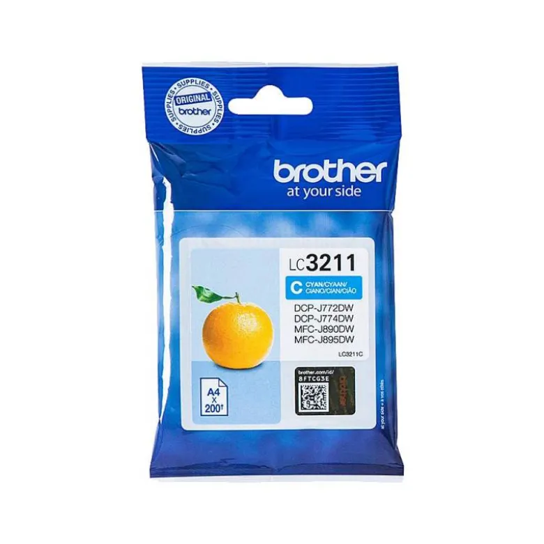 Cartucho Brother LC3211 color Cian LC3211C dcp-j572 / dcp-j772 / dcp-j774 / mfc-j890 / mfc-j895