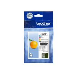 Cartucho Brother LC3211 multipack con 4 colores LC3211VAL dcp-j572 / dcp-j772 / dcp-j774 / mfc-j890 / mfc-j895